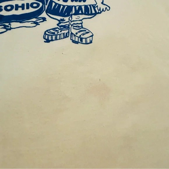 🔥SOLD🔥VINTAGE 70s Butter Yellow Single Stitch Graphic Tee - Picture 4 of 7